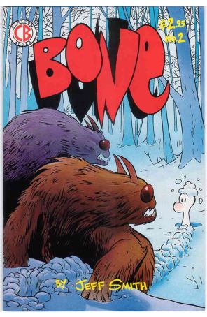 Bone 2 (4th) published by Cartoon Books with cover art by Jeff Smith