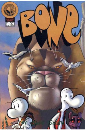 Bone 31 published by Cartoon Books with cover art by Jeff Smith