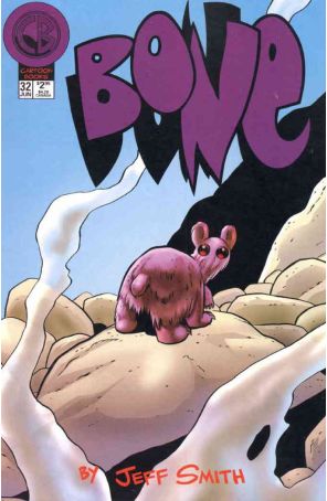 Bone 32 published by Cartoon Books with cover art by Jeff Smith