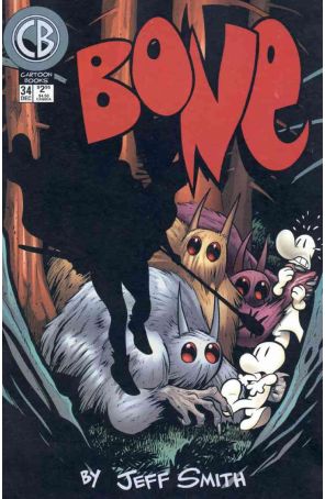 Bone 34 published by Cartoon Books with cover art by Jeff Smith