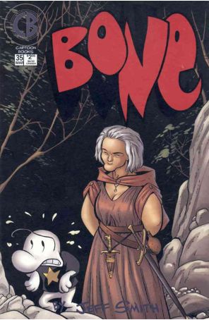 Bone 35 published by Cartoon Books with cover art by Jeff Smith