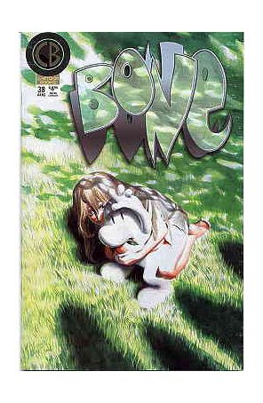 Bone 38C published by Cartoon Books with cover art by Alex Ross