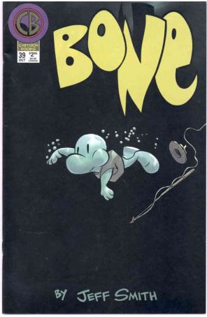Bone 39 published by Cartoon Books with cover art by Jeff Smith