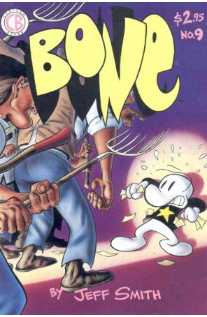 Bone 9 published by Cartoon Books with cover art by Jeff Smith