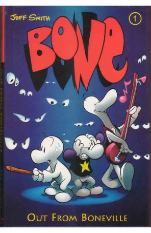 Bone TPB HC 1 published by Cartoon Books with cover art by Jeff Smith