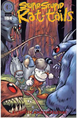 Stupid, Stupid Rat Tails 2 published by Cartoon Books with cover art by Jeff Smith