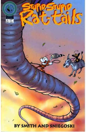 Stupid, Stupid Rat Tails 3 published by Cartoon Books with cover art by Jeff Smith