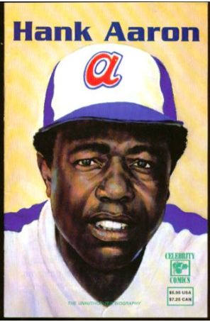 Hank Aaron 1 published by Celebrity with cover art by John Tartaglione