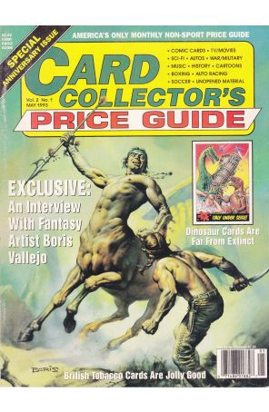 Card Collector's Price Guide (Vol. 2) 1 published by Century with cover art by Boris Vallejo