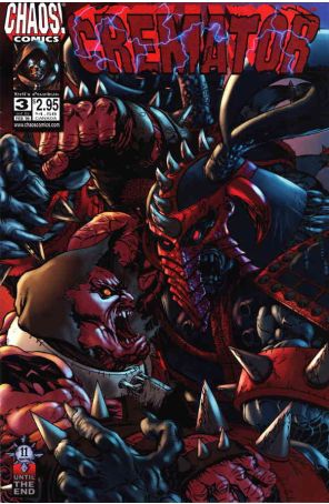 Cremator 3 published by Chaos with cover art by Leonardo Jimenez