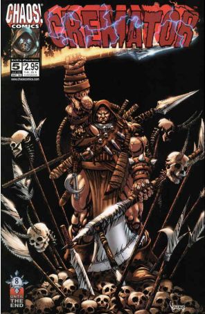 Cremator 5 published by Chaos with cover art by Leonardo Jimenez