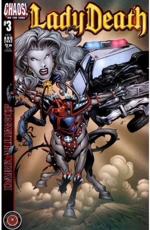 Lady Death: Dark Alliance 3 published by Chaos with cover art by Ivan Reis