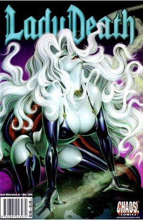 Lady Death: Dark Millennium 2 published by Chaos with cover art by David Michael Beck