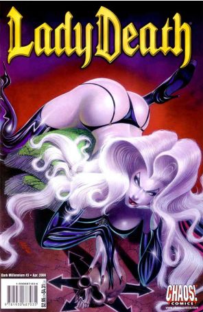 Lady Death: Dark Millennium 3 published by Chaos with cover art by David Michael Beck