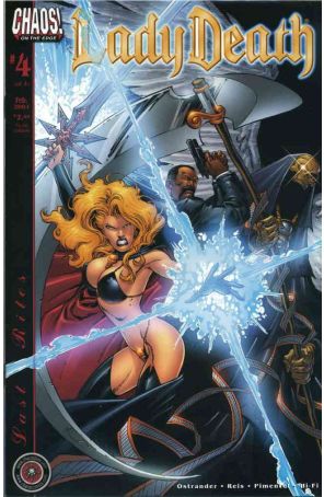 Lady Death: Last Rites 4 published by Chaos with cover art by Ivan Reis