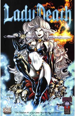 Lady Death: The Rapture 1 published by Chaos with cover art by Ivan Reis