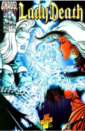 Lady Death 2 published by Chaos with cover art by Steven Hughes