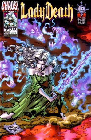 Lady Death 7 published by Chaos with cover art by Mike Deodato Jr.
