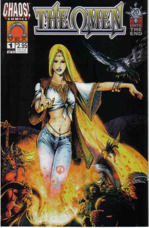 Omen (Chaos) 1E published by Chaos with cover art by Justiniano