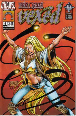 Omen: Vexed 1 published by Chaos with cover art by Ed Benés