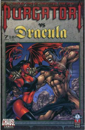 Purgatori 7 published by Chaos with cover art by Al Rio