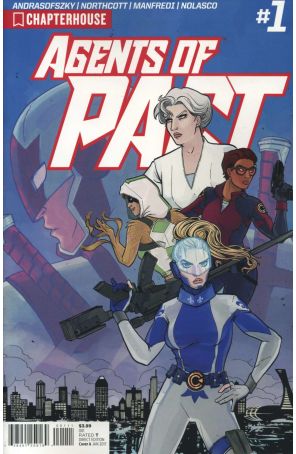 Agents of P.A.C.T. 1A published by Chapterhouse with cover art by Sanya Anwar