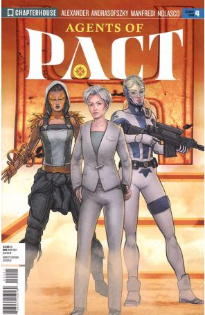 Agents of P.A.C.T. 4B published by Chapterhouse with cover art by Bella Rachlin