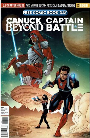 Canuck Beyond And Captain Battle FCBD 1A published by Chapterhouse with cover art by Andrew Thomas