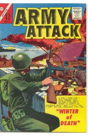 Army Attack 4 published by Charlton with cover art by Dick Giordano