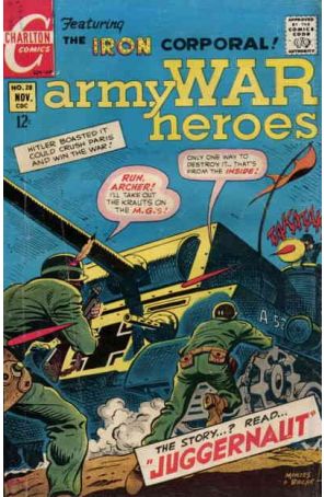 Army War Heroes 28 published by Charlton
