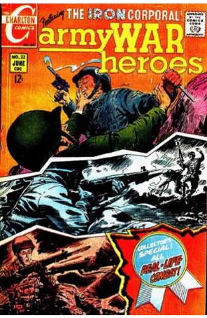 Army War Heroes 32 published by Charlton