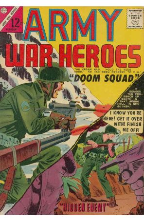 Army War Heroes 7 published by Charlton