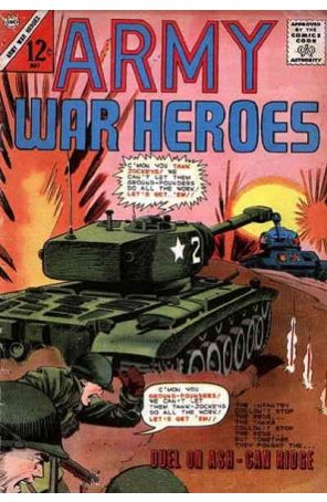Army War Heroes 8 published by Charlton