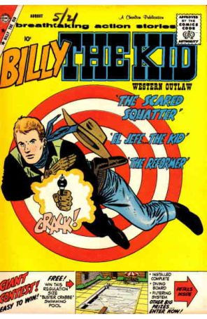 Billy the Kid 18 published by Charlton with cover art by Pete Morisi