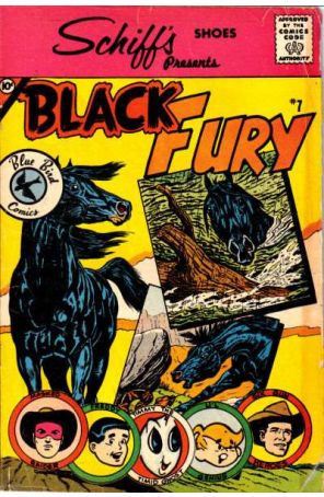 Black Fury (Blue Bird) 7 published by Charlton