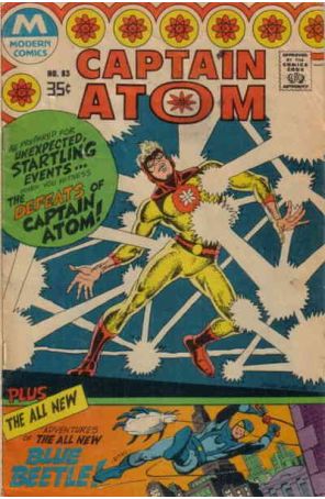 Captain Atom (Charlton) 83 (2nd) published by Modern with cover art by Steve Ditko