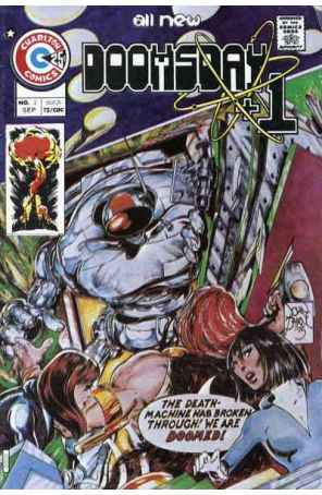 Doomsday + 1 (Charlton) 2 published by Charlton with cover art by John Byrne