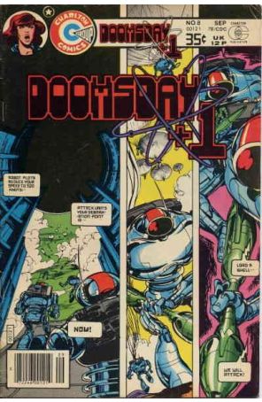 Doomsday + 1 (Charlton) 8 published by Charlton with cover art by John Byrne
