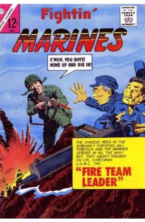 Fightin' Marines 59 published by Charlton with cover art by Dick Giordano