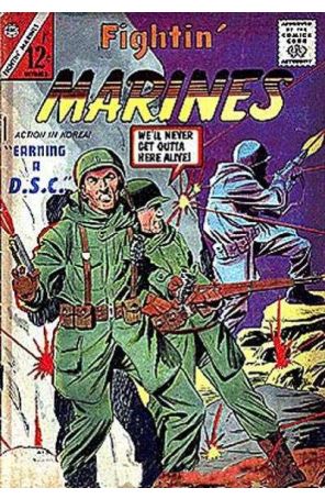Fightin' Marines 60 published by Charlton with cover art by Dick Giordano