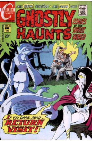 Ghostly Haunts 23 published by Charlton with cover art by Steve Ditko