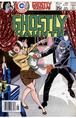 Ghostly Haunts 56 published by Charlton with cover art by Steve Ditko