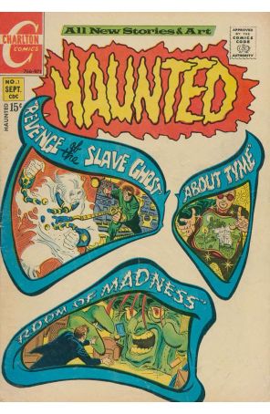 Haunted 1 published by Charlton with cover art by Steve Ditko