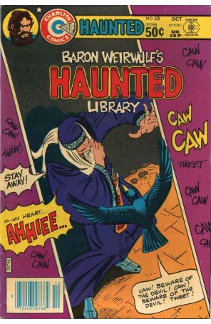 Haunted 58 published by Charlton with cover art by Steve Ditko