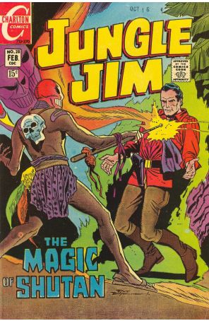 Jungle Jim (Charlton) 28 published by Charlton with cover art by Pat Boyette