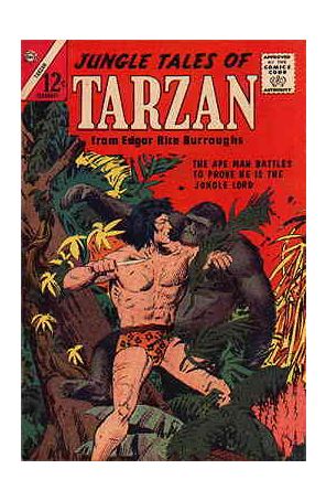 Jungle Tales of Tarzan 2 published by Charlton with cover art by Sam Glanzman