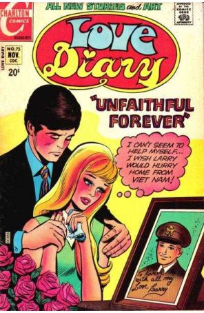 Love Diary (Charlton) 75 published by Charlton