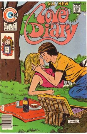 Love Diary (Charlton) 98 published by Charlton with cover art by Art Cappello
