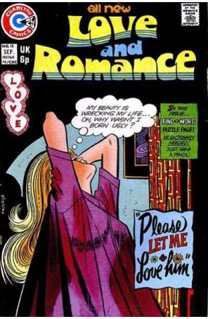 Love and Romance 18 published by Charlton with cover art by Art Cappello
