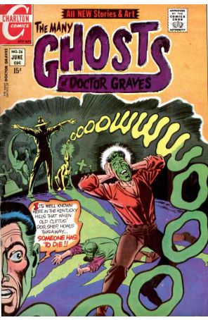 The Many Ghosts of Dr. Graves 26 published by Charlton with cover art by Steve Ditko